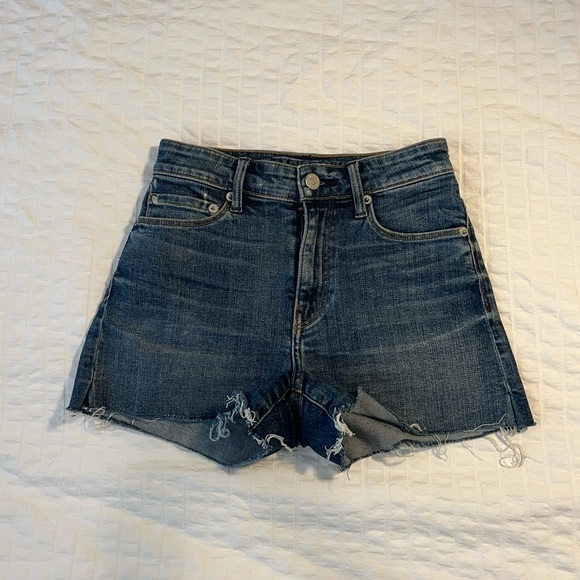 High Rise Jean Shorts - Picture 1 of 4